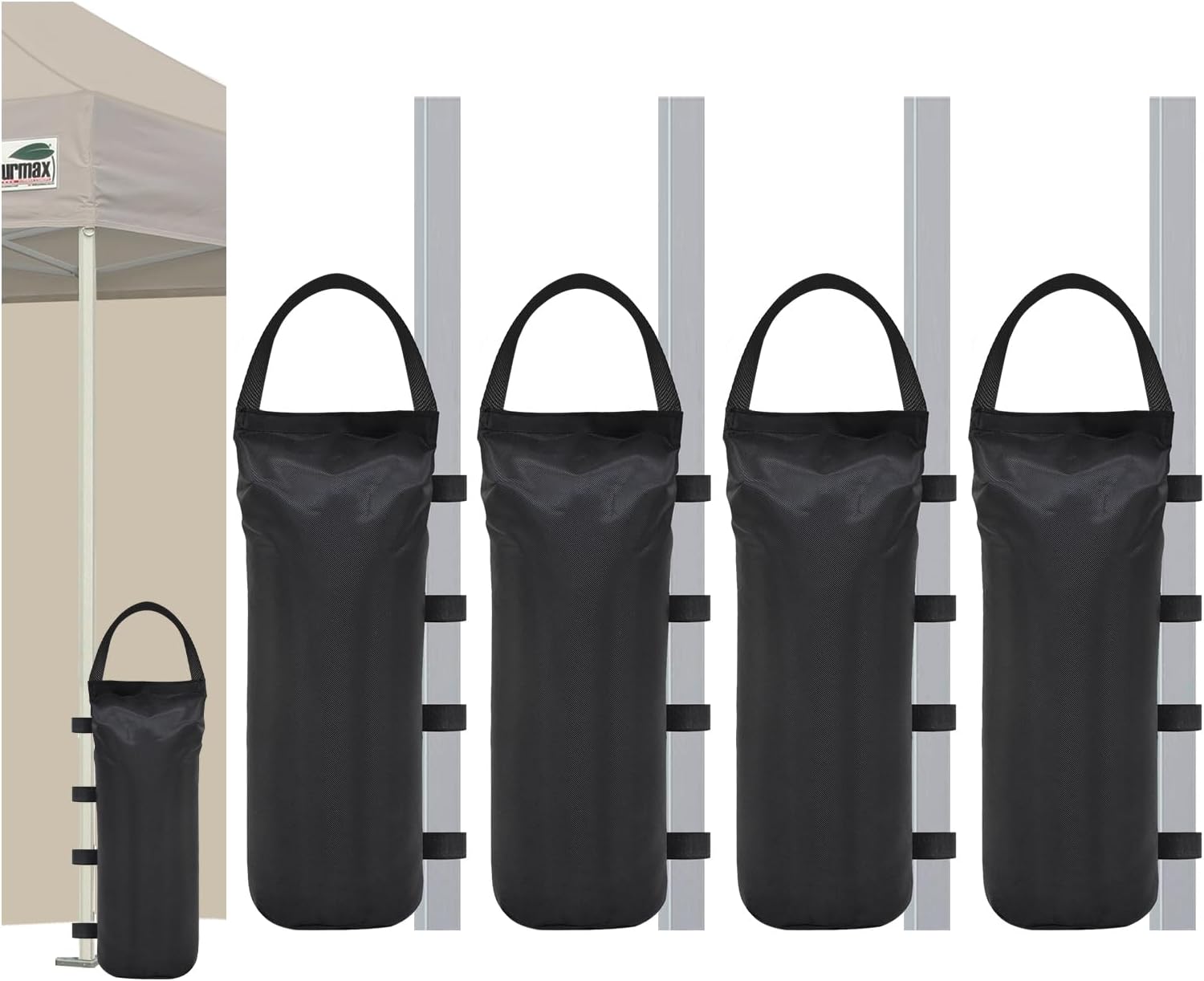 USA 10FT Instant Canopy SunWall with Middle Zipper Wall for Pop Up Canopy Tent