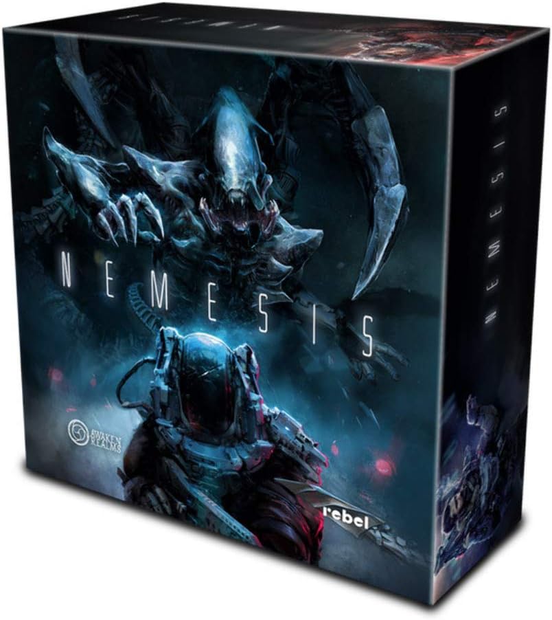 Nemesis Board Game | Sci-Fi Horror | Miniatures | Strategy | Cooperative Adventure Game for Adults and Teens | Ages 14+ | 1 - 5 Players | Average Playtime 1-2 Hours | Made by Rebel Nemesis Classic