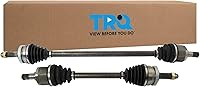 Vista 358 de TRQ Juego de conjunto de eje de transmisión CV delantero para conductor y pasajero, 2 piezas, compatible con Ford Explorer 4WD 95-01, Explorer AWD