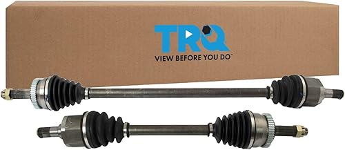 Miniatura 127 de TRQ Juego de 2 piezas de ensamblaje de eje CV delantero del lado del conductor y del pasajero, compatible con transmisión automática Mazda 3 i