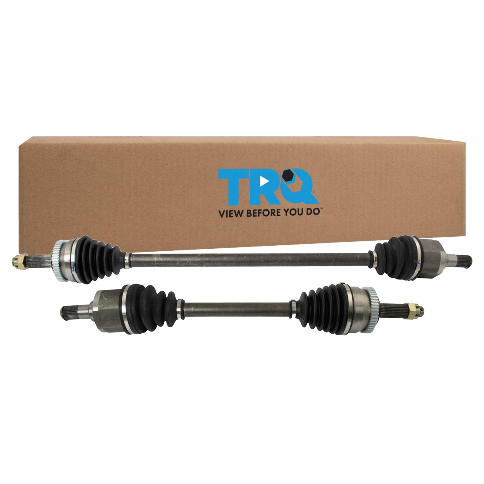 TRQ Front Driver and Passenger Side CV Axle Assembly Set