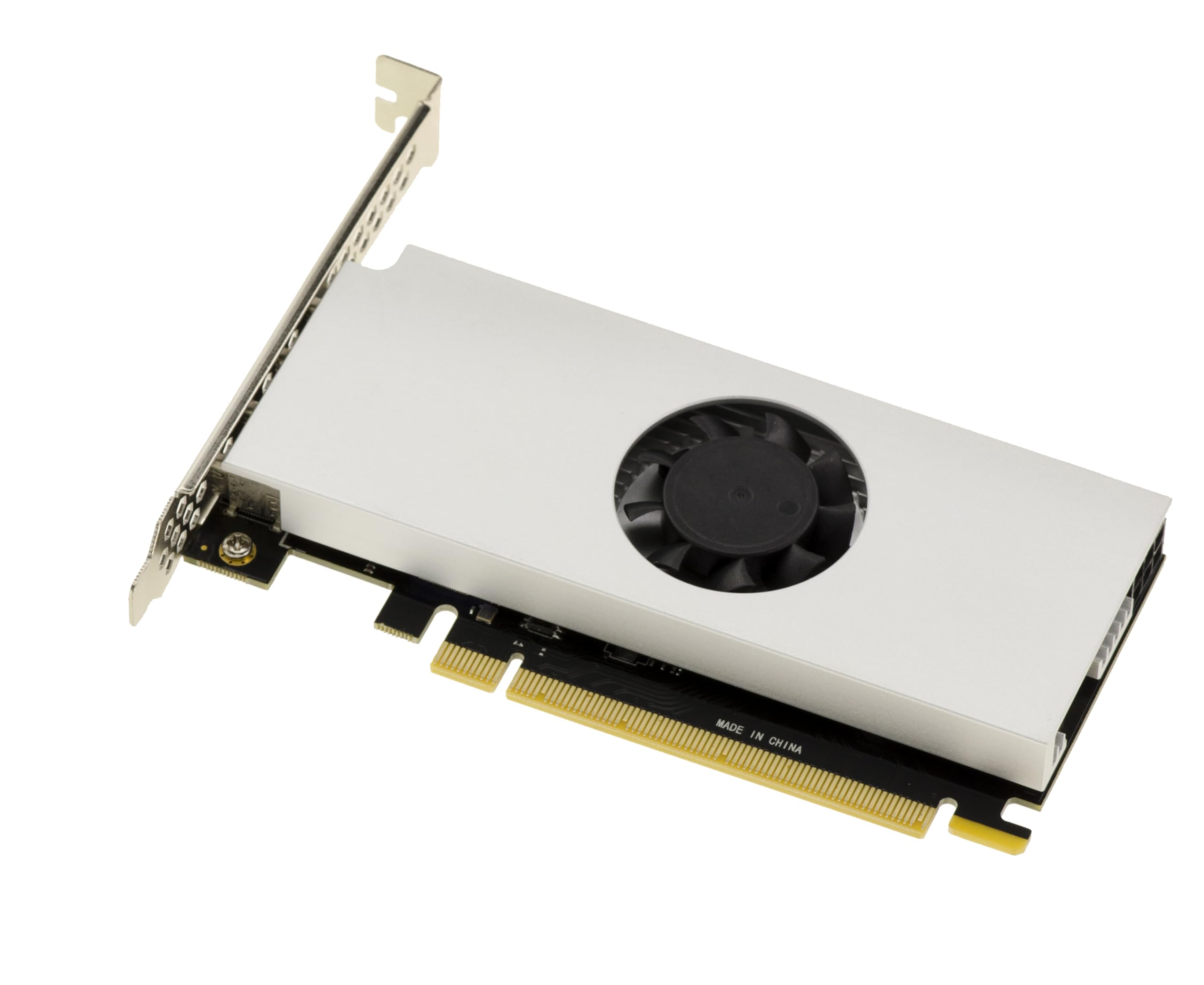 KALEA-INFORMATIQUE PCIe x16 4-Port USB 3.2 Gen 2x2 20G Typ C CHIPSET ASM3242 Controller-Karte, High- und Low-Profile Machine Vision Capture Card.