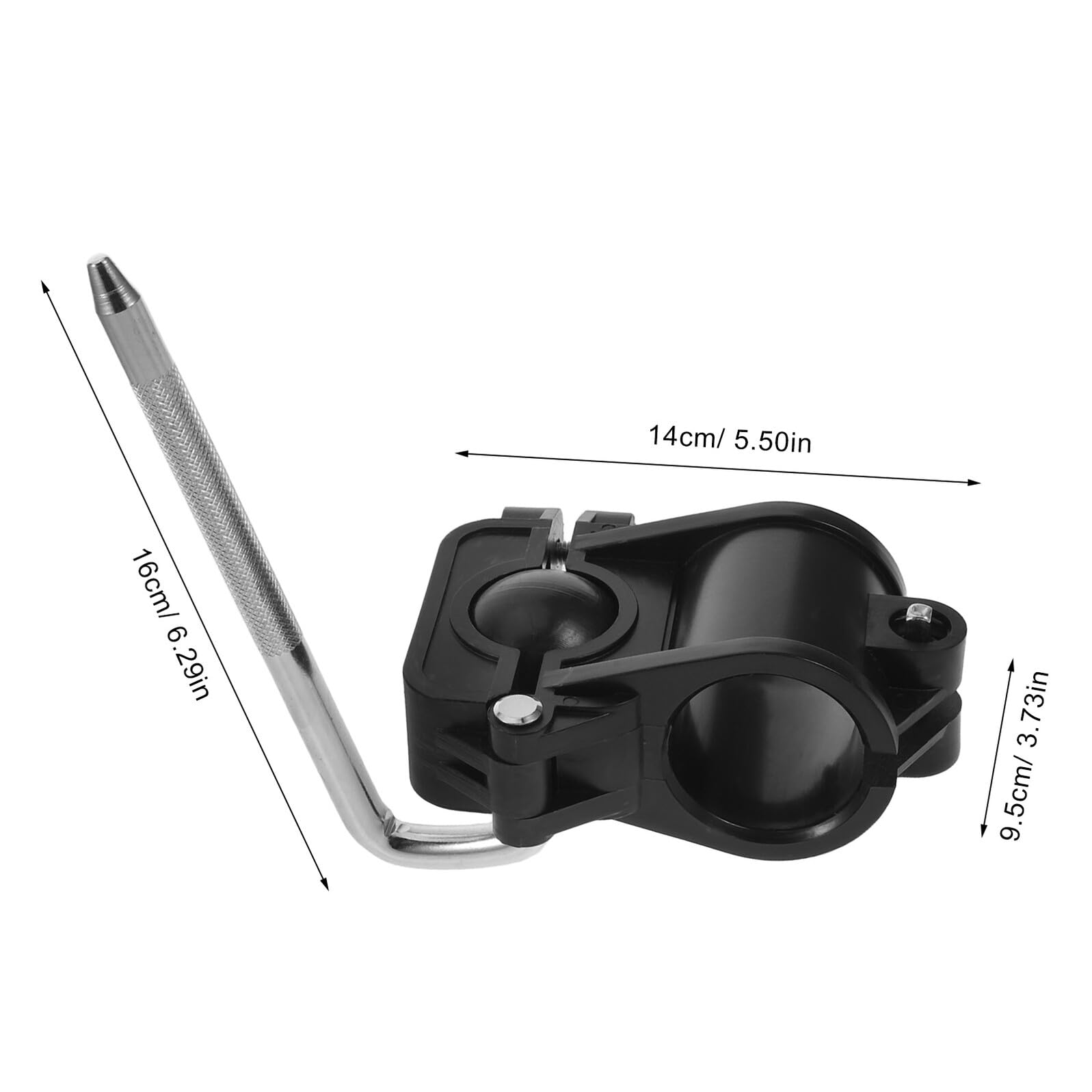 iplusmile Morsetto Clip in Metallo e Plastica per Batteria Elettronica con Supporto a Sfera Facile Installazione per Kit di Tamburi in Ambienti Live e Studio
