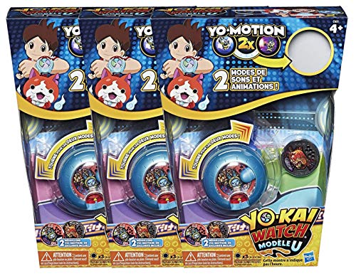 Yo-kai Watch Pack de 3 Montres à Double Projection Modèle U (Saison 3)