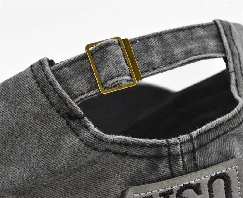 Image of Handcuffs Cap for Men & Women with Adjustable Buckle Distressed Cotton Hat | Baseball Caps | Caps & Hats | Casual Caps