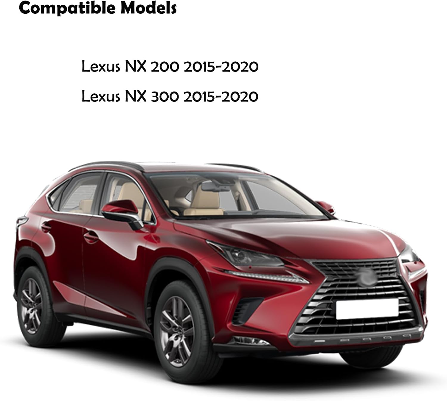 Center Console Safe Vault - KEREN Console Gun Safe Box Compatible with Lexus NX 200 300 2015-2020, 4-Digit Combination Lock