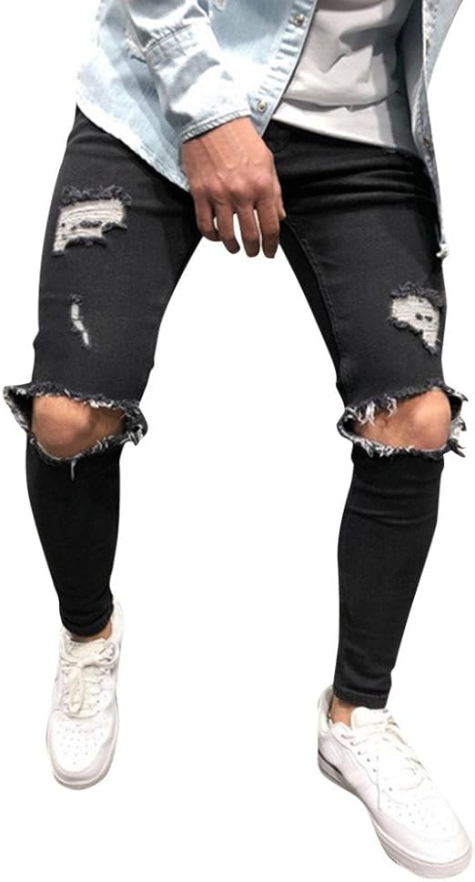 Hip hop slim fit jeans Clearance