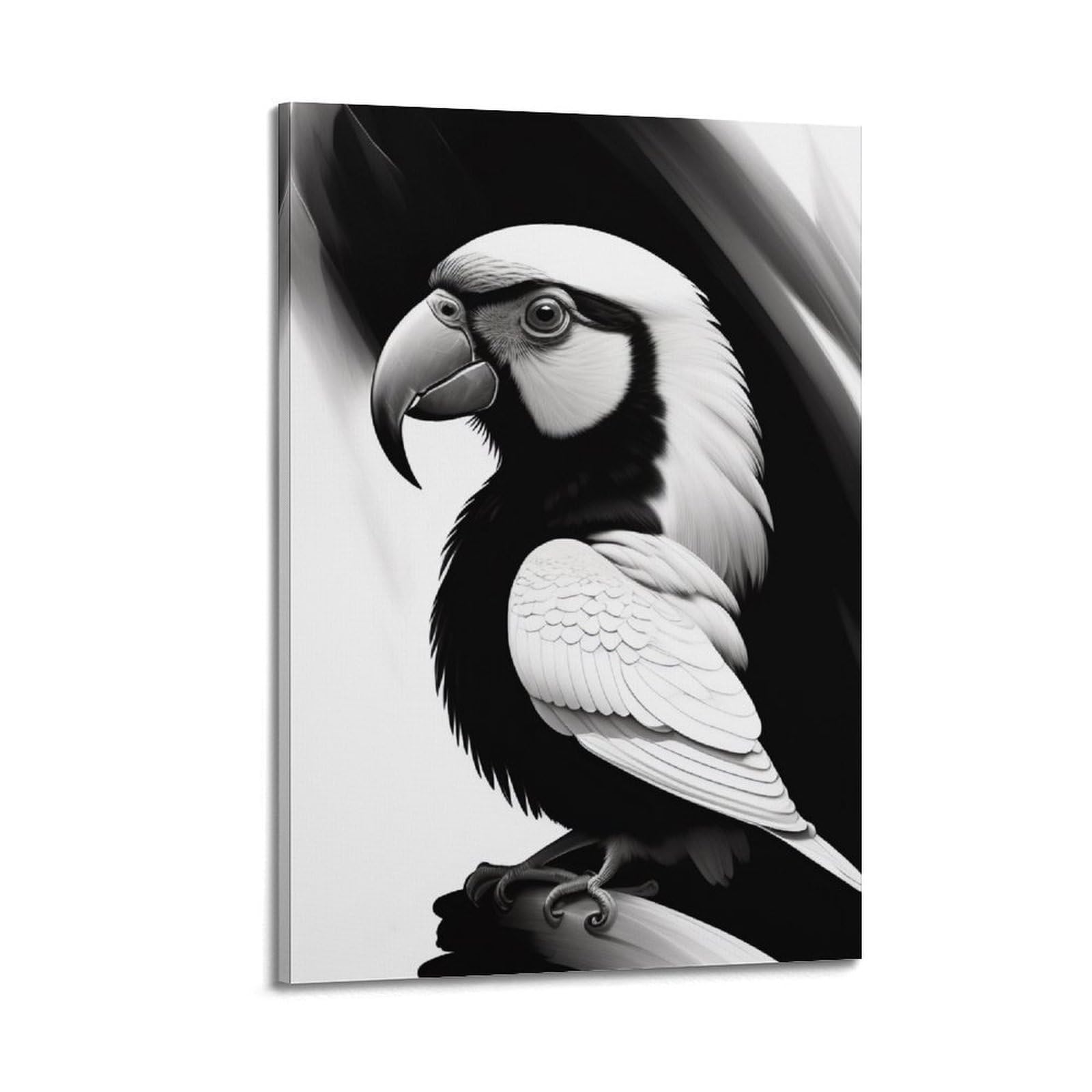 CXHJCA Animal Artwork Poster Macaw Parrot 4 Poster Decorative Painting Canvas Wall Posters And Art Picture Print Modern Family Bedroom Decor Posters 20x30inch(50x75cm)