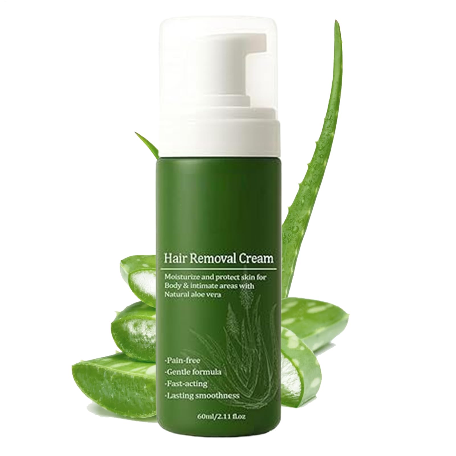 Crema Depilatoria Facial, 60ml Crema Depilatoria Natural Para Hombres, Suministros De Cuidado De La Piel Para Uso Íntimo Hogar Ducha Baño Afeitado Diario Viaje Pierna