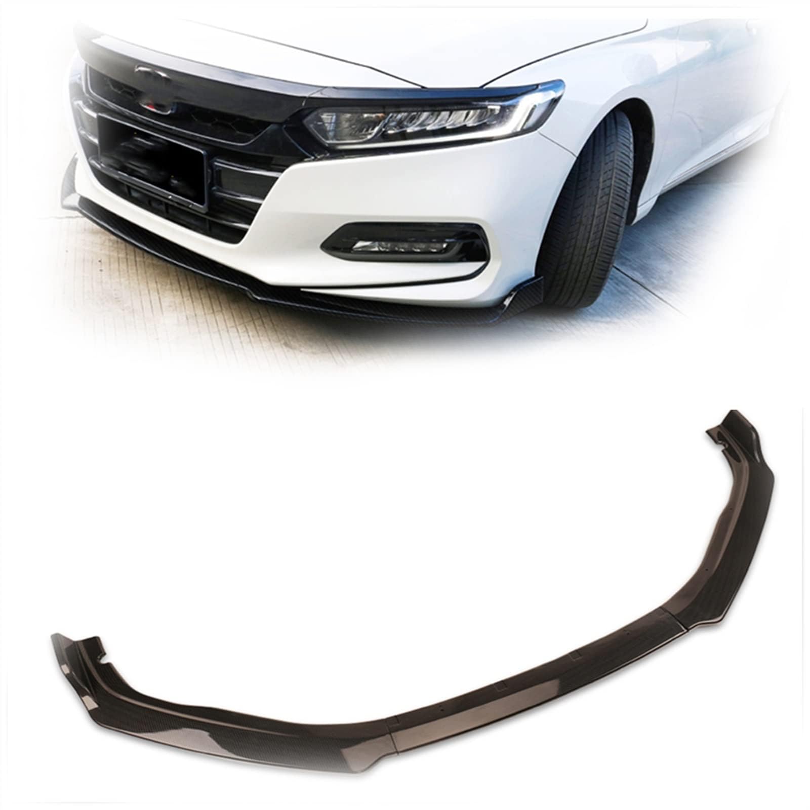 Aileron de pare-chocs avant voiture Accord 10th Gen lame JDM 2018