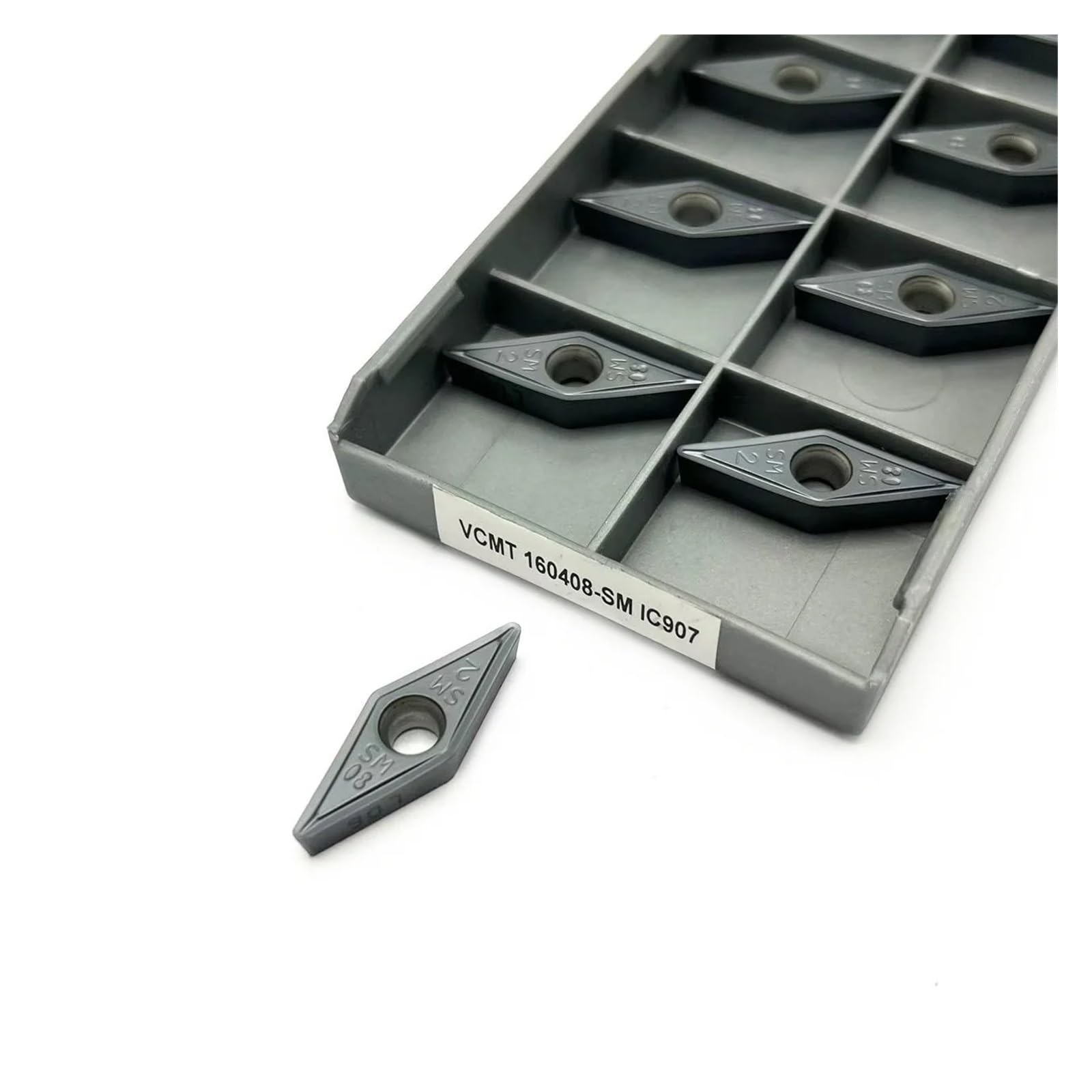 VCMT160408 SM IC907 plaquettes carbure de tournage pour l'usinage industriel de l'acier