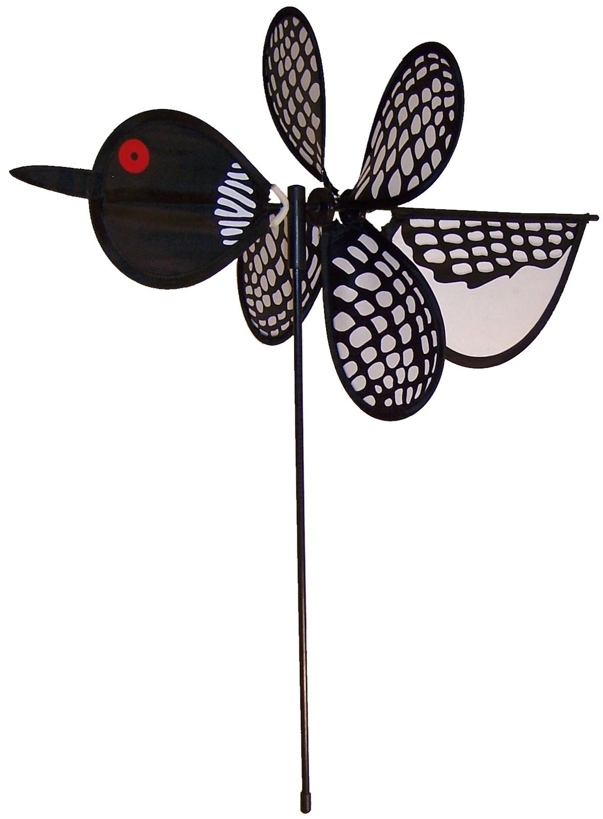 In the Breeze 2810 — Baby Loon Ground Spinner — Small Wind Spinner for Gardens, Planters, Flower Pots, Yards