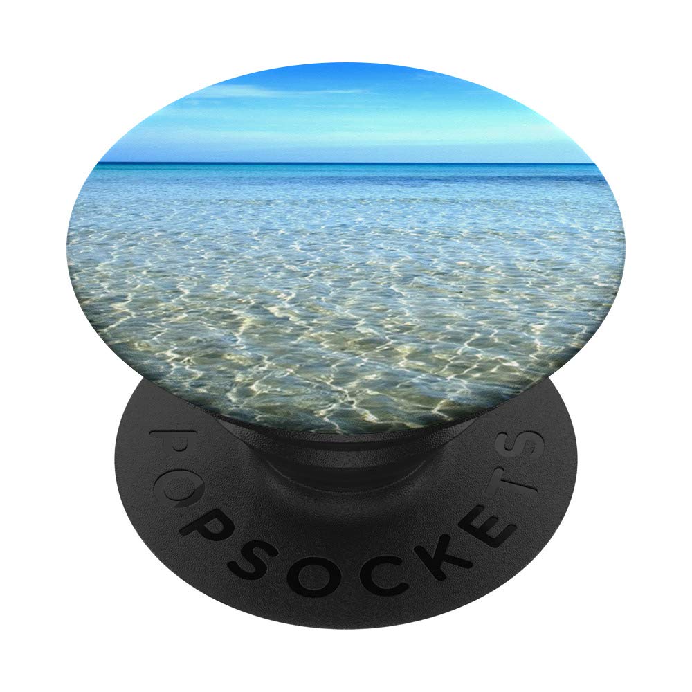 Sky Sea Beach Gull Freedom Sun Sundown Sunset Sunrise Mood PopSockets PopGrip: Swappable Grip for Phones & Tablets