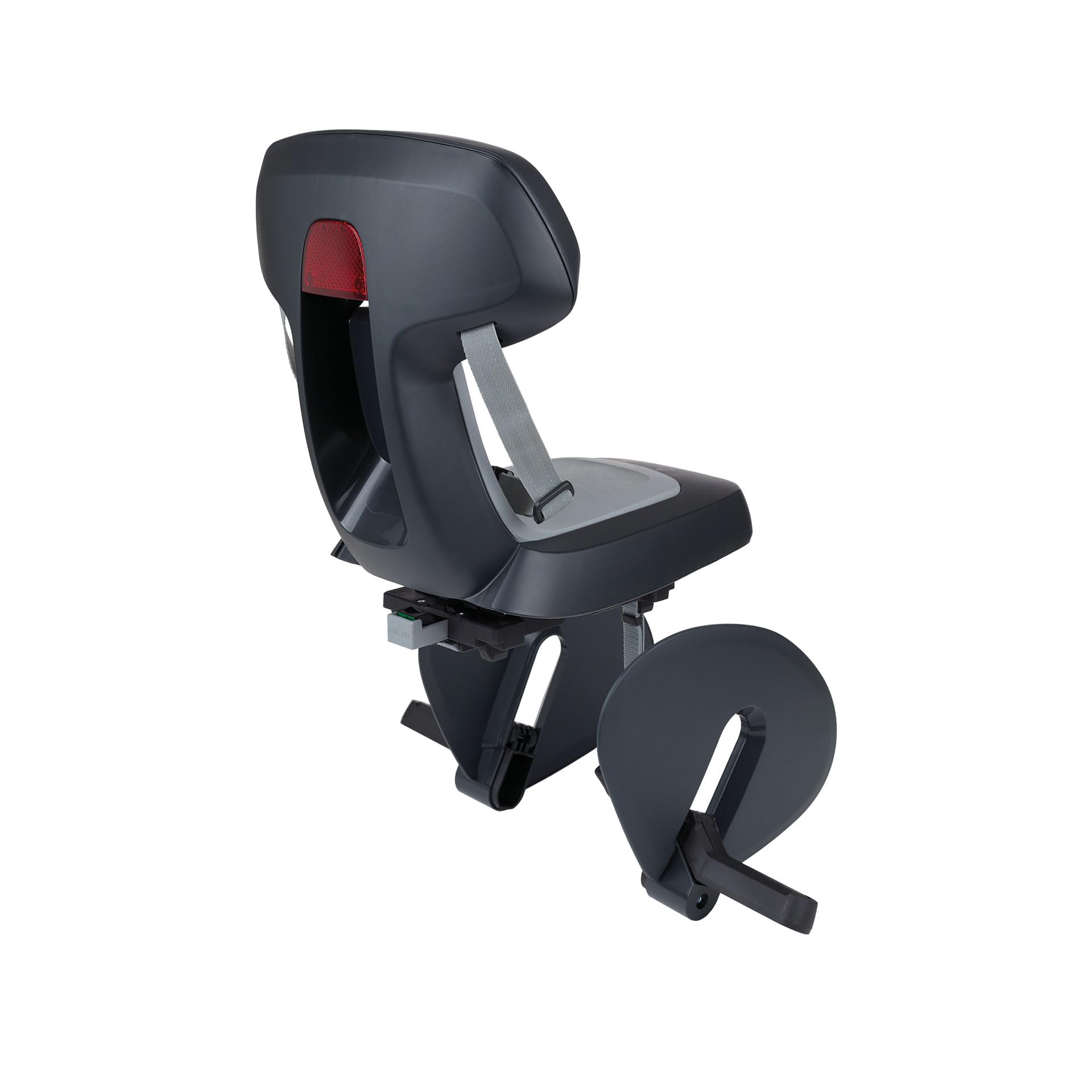POLISPORT 8636100022 - Siège Guppy Junior MIK HD Polyvalent pour Enfants de 6+, Compatible avec vélos 24''-29'' et vélos électriques avec Porte-Bagages MIK HD, Charge Max. 27 kg, Couleur Gris Foncé