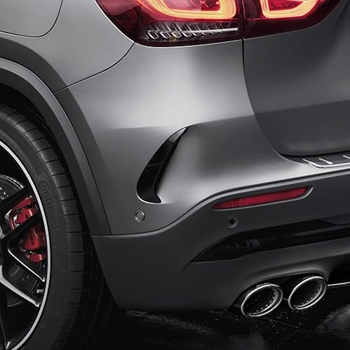 Miniatura 4 de 2 alerones laterales traseros, borde de cubierta de ventilación de aire, aletas divisoras de parachoques trasero, solapas de ventilación laterales,