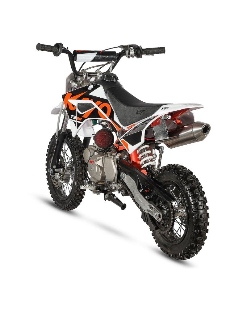 T-MOTO Pitbike Kayo TS90 90cc Ruota 12/10 - Motocross 4 Tempi - Moto cross a Benzina 69 Kg - Moto Off Road