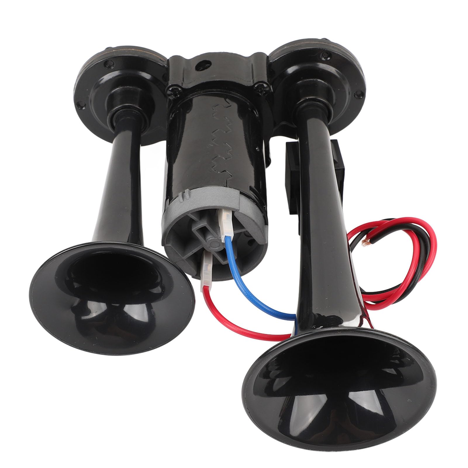 Generic 130 DB Dual Air Horn, rumore, robusto, facile da installare, adatto per camion, auto, treno, furgone, yacht con corpo in metallo per uso a lungo termine