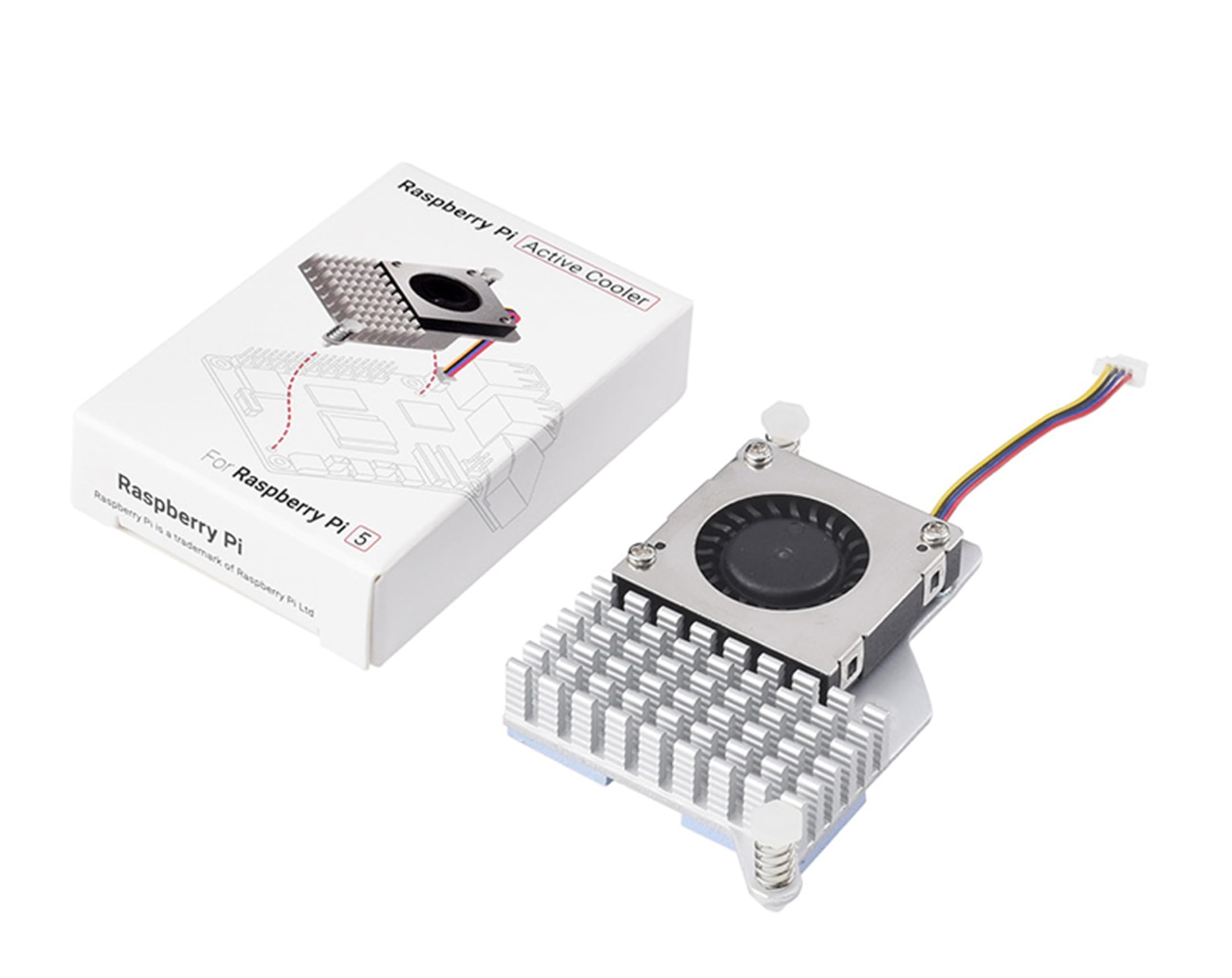 Official RPi Active Cooler Per Raspberry Pi 5 – Dissipatore In Alluminio Con Ventola A Controllo Temperatura