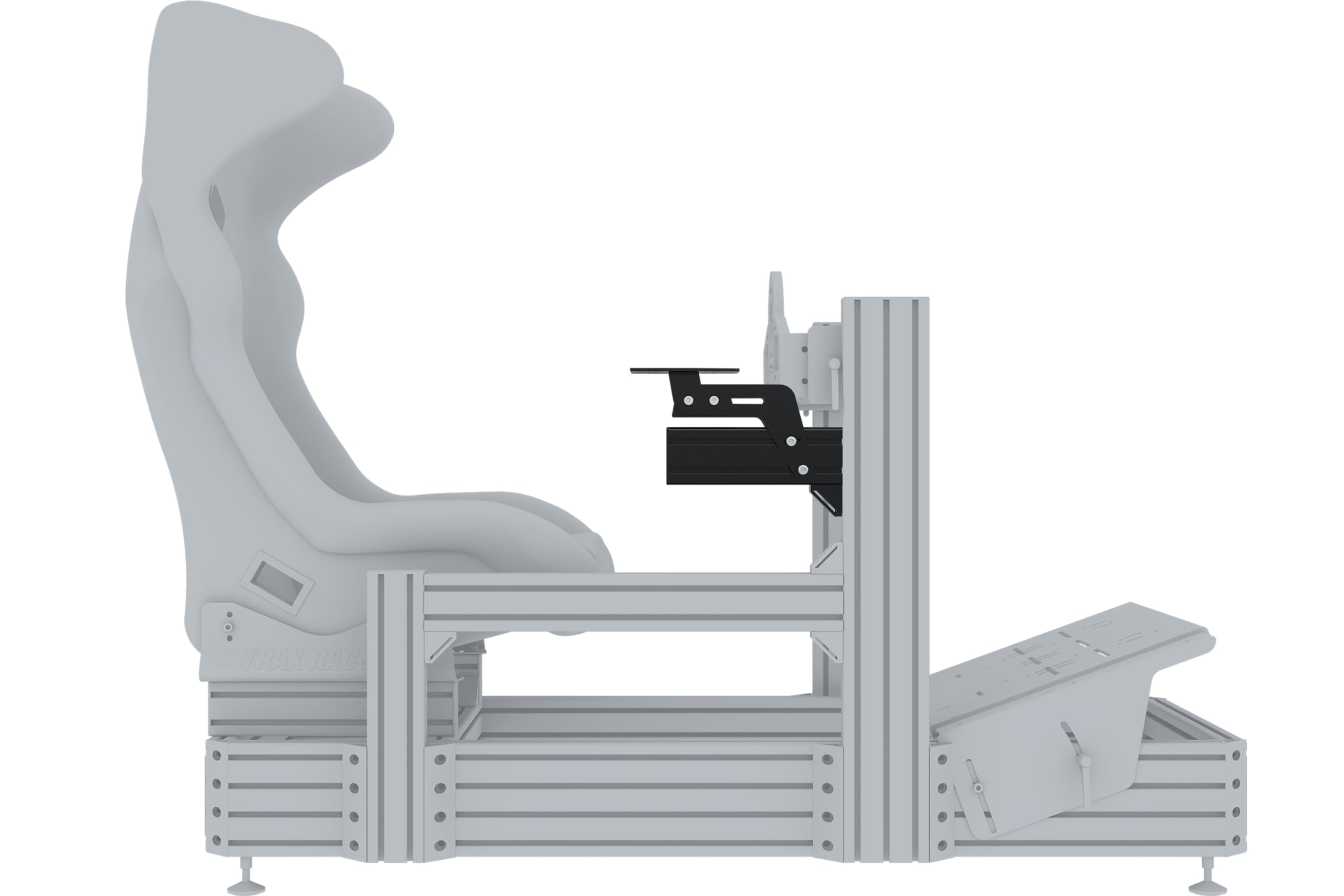Supporto universale per cambio laterale e freno a mano in stile rally per simulatori di corse, compatibile con Trak Racer e impianti fai da te.
