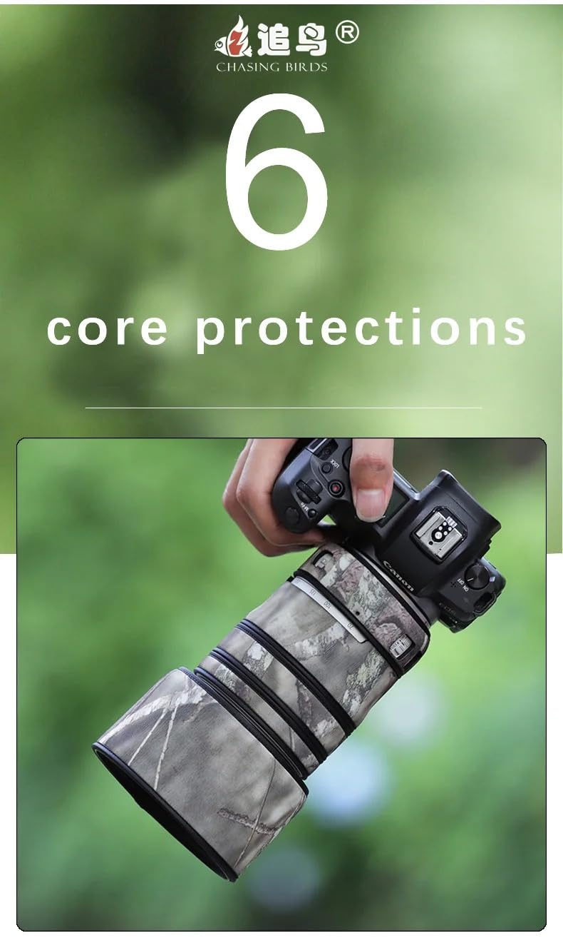 CHASING BIRDS Version IV Lens Cover for Canon RF 100-500mm F4.5-7.1 L IS USM CHASING BIRDS Version IV Lens Cover for Canon RF 100-500mm F4.5-7.1 L IS USM