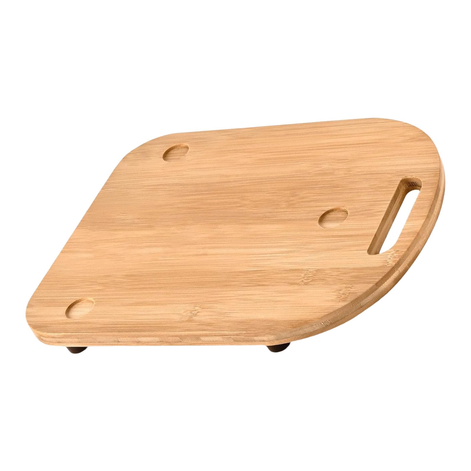 Buxuaaaa Wood Sliding Board Appliance Moving Mat Wood Texture for Kitchen Appliances Movement and Countertop Protections Rolling Tray