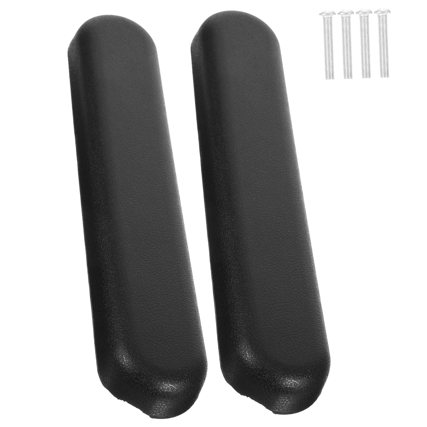 DOITOOL 4 Pares pilates auto cesta Par de reposabrazos Accesorios para discapacitados almohadillas para reposabrazos de silla de ruedas reposabrazos para silla de ruedas plastico abs Black