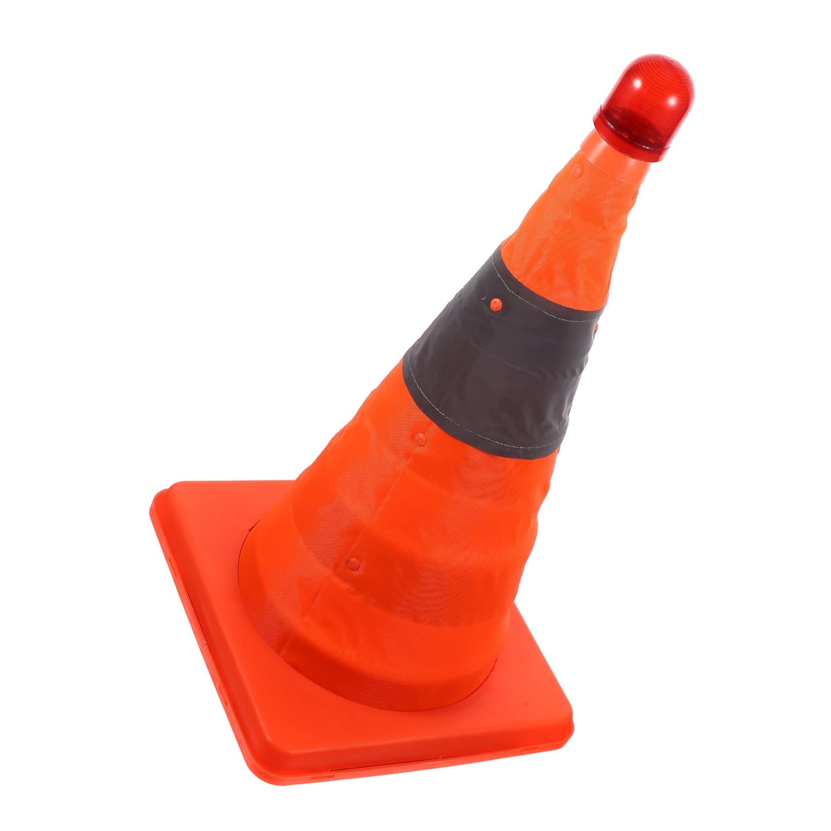 COSMEVIVI 45cm Collapsible Cones Multi-Purpose Traffic Cones Led Light High Visibility
