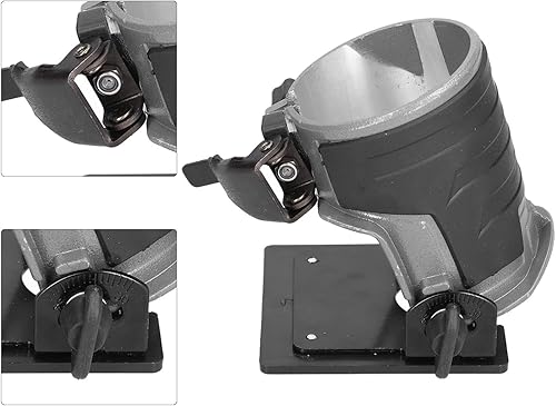 Miniatura 4 de Base de enrutador para plantillas de plantilla de corte de ranura, base de recortadora de inclinación de ángulo múltiple de aleación de aluminio con