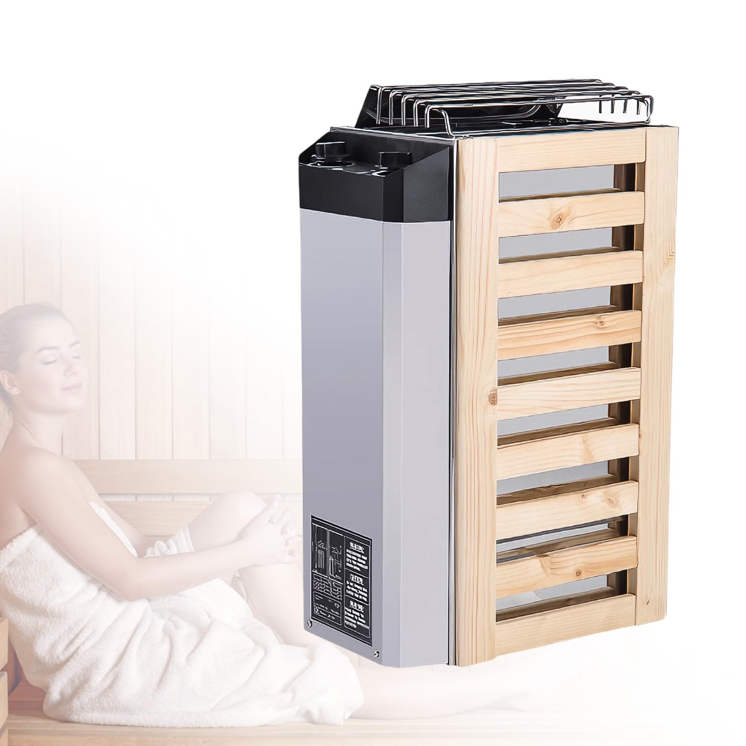 Poêle électrique pour sauna 3,6 kW 220 V acier inoxydable