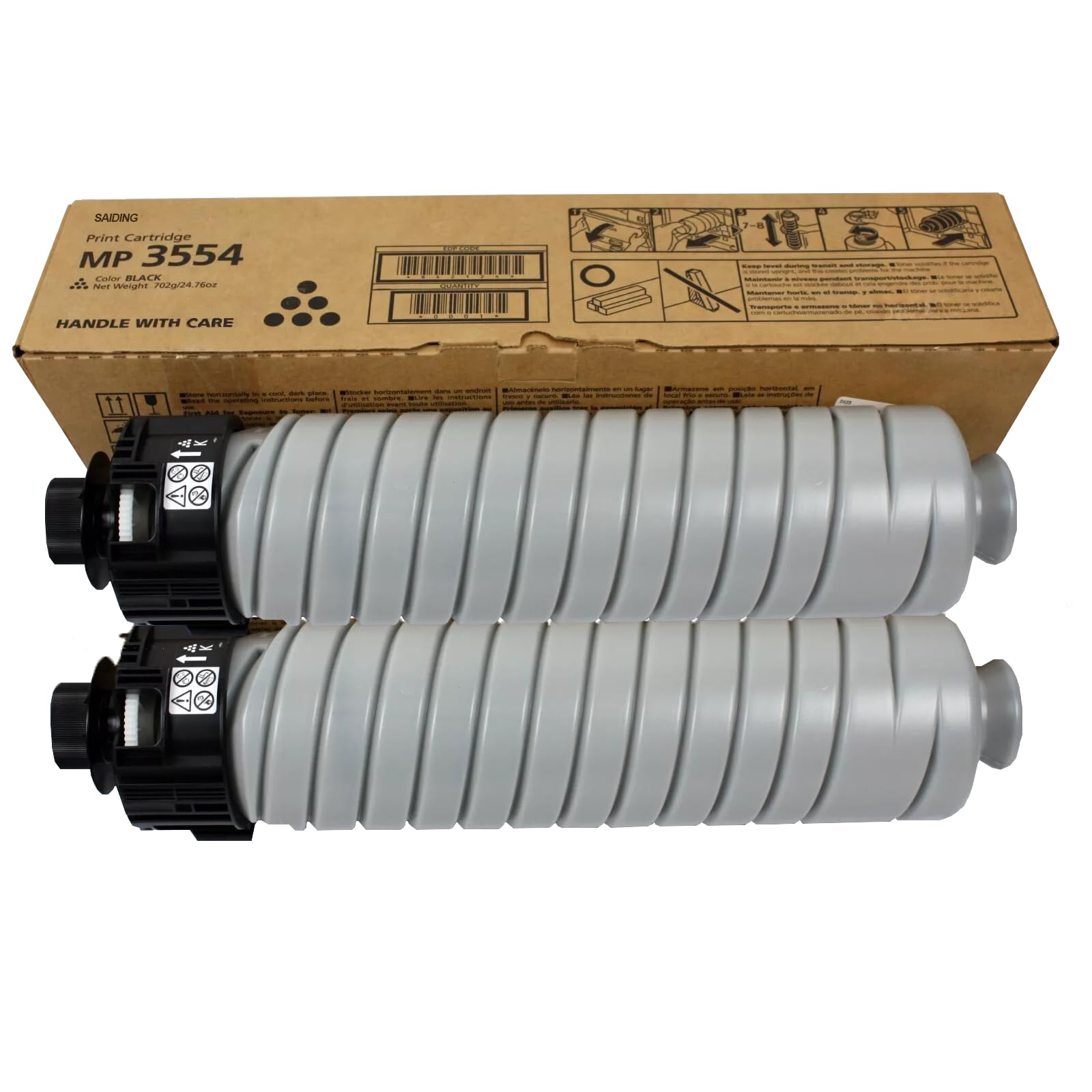 MP2554 MP3554 Toner Cartridge Replacement for Ricoh MP2554 MP2555 MP3054 MP3055 MP3554 MP3555 MP4054 MP4055 MP5054 MP5055 MP6055 IM4000 IM5000 IM6000 Printer,841993,841999,842126