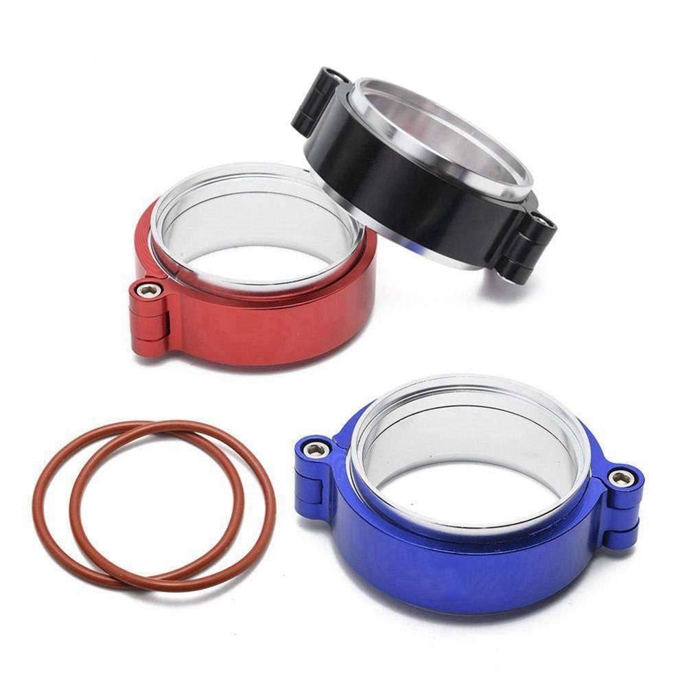 Alluminio Billet 6061 Flange di Scarico Turbo Morsetto di Scarico del Tubo di Scarico del Turbo a V-band a Sgancio Rapido Morsetto Tipo V Con Flangia con O-ring Da 2/2.5/3 / 3.5/4 Pollici