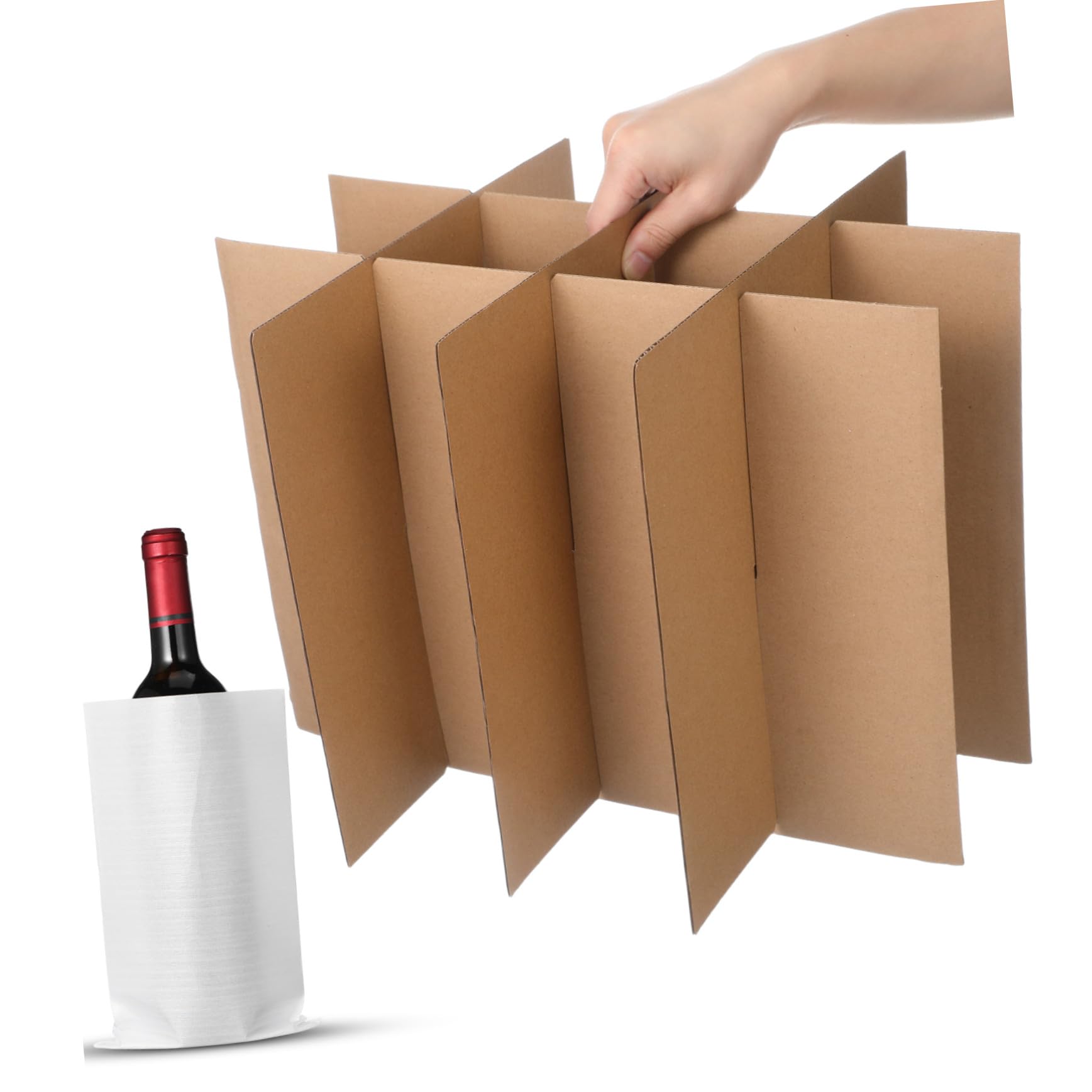 Veemoon Conjunto De Material De Embalaje Para Cajas Incluye Separadores De Cartón y Bolsas De Espuma Para Envío Para Protección Transporte