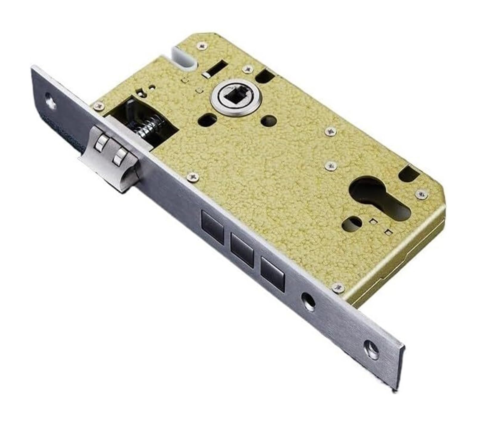 Mortice Locks Sashlocks, Mortice Lock Stainless Steel 85x60mm Wooden Door Square Panel Split Body Lockcase