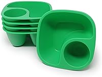 Vista 11 de Rolling Sands Cuencos reutilizables para aperitivos y inmersiones, 5 unidades, fabricados en Estados Unidos, aptos para lavavajillas y microondas