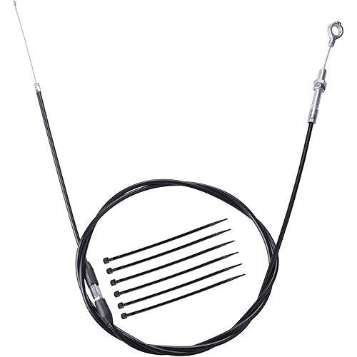 MRELC Go -Kart Throttle Cable, 75'' Throttle Cable -Straight End for VM22 VM24 - PZ27