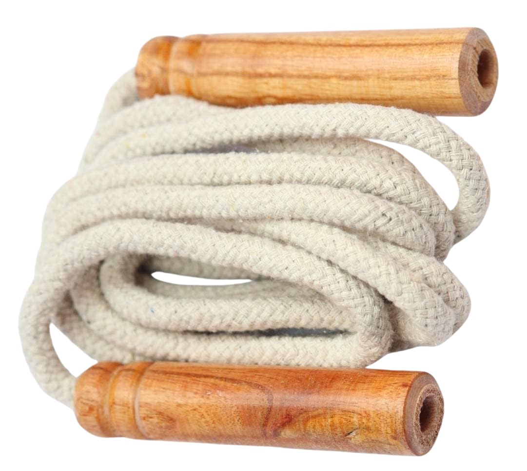 Layan Sports wodden Cotton Skipping/Jump Rope For Unisex Aduls/Kids (lynskp06) (B0CP3KJ9VY) Amazon Price History, Amazon Price Tracker