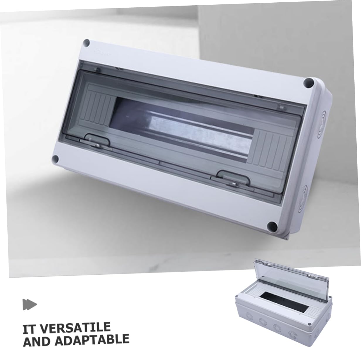 Housoutil Cassetta Elettrica da Esterno Ip65 in Abs, 18 Moduli, e Antipolvere, per Protezione Affidabile Dell’impianto Elettrico