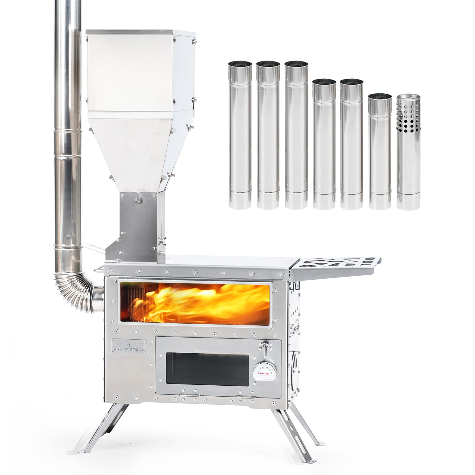 Greenstovehori 5 Pellet Stove with Oven