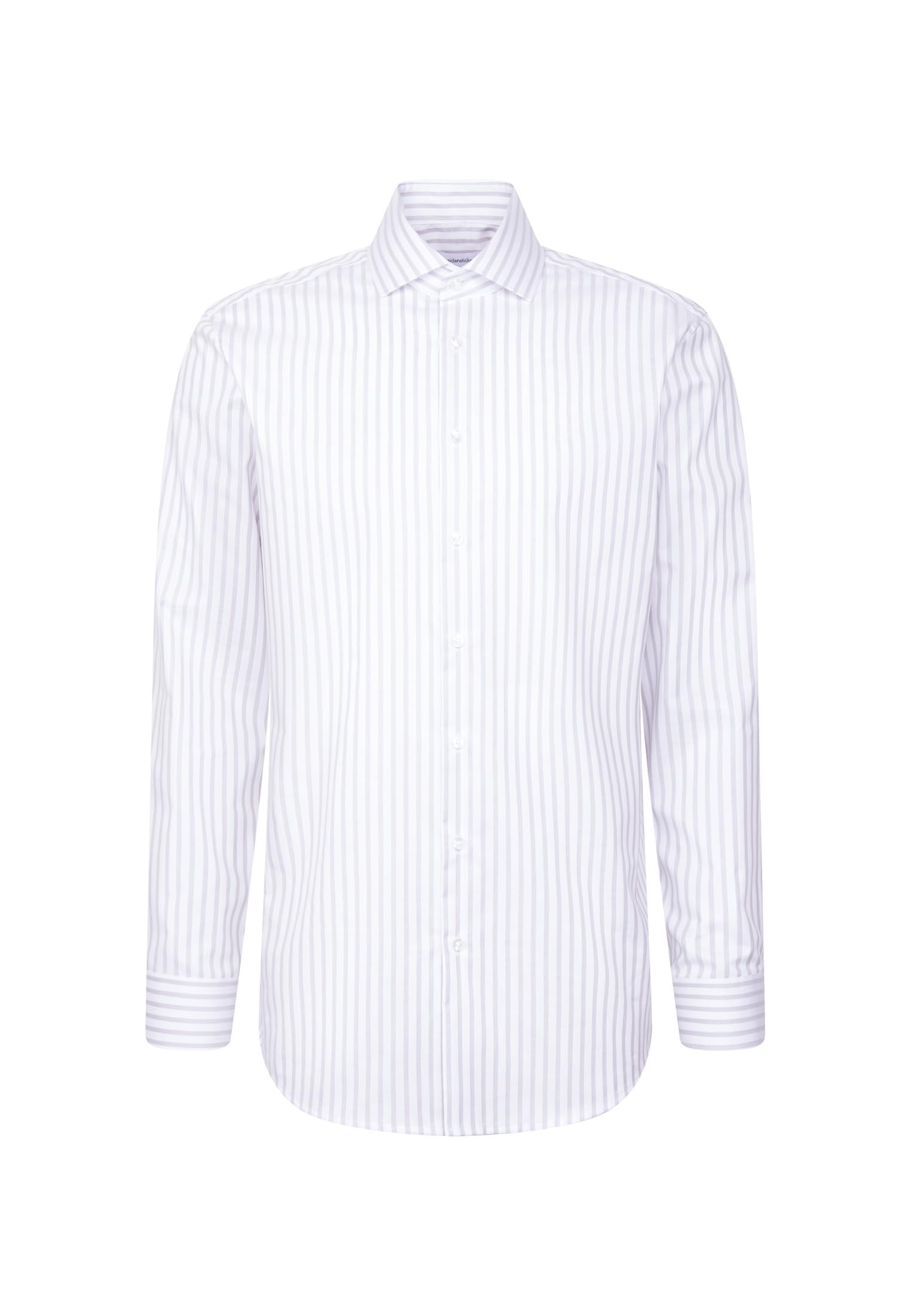 Seidensticker Regular Fit Langarm Business Hemd Camicia da Lavoro, Grigio, 43 Tall Uomo