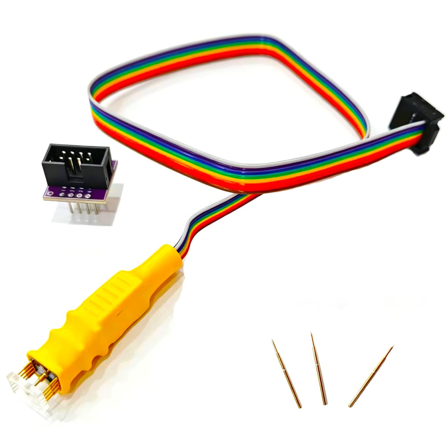 DFN8 QFN8 WSON8 Chip Probe Line Clip Read Write Chip Circuit Programming 1.27 6 * 8 for USB Programmer EZP2019 EZP2023 Xgecu TL866II T56 T48 T76 RT809F RT809H