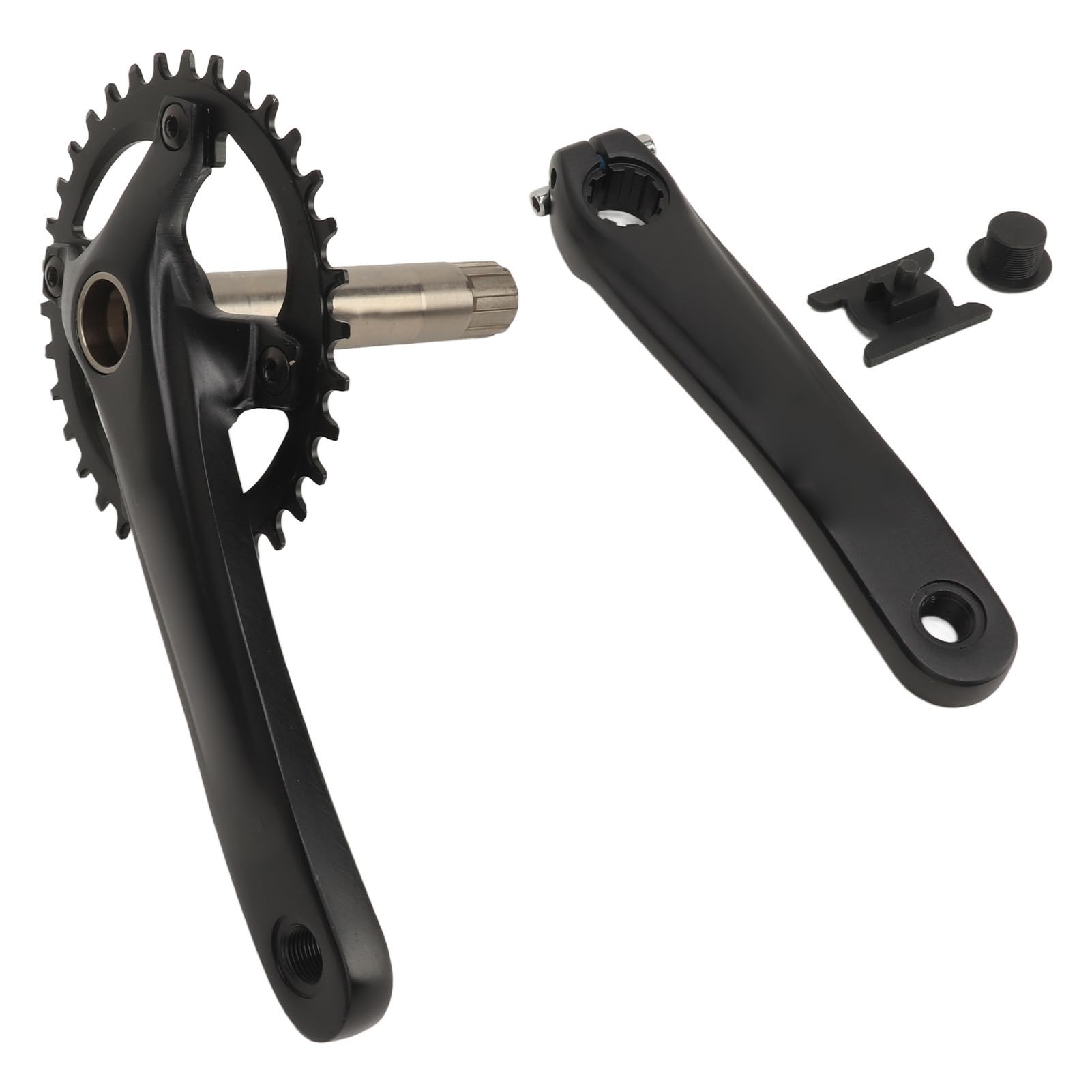 Pédalier VTT Plateau Unique 170mm Alliage Aluminium - Neuf Générique
