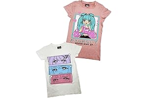 Anime for Girls 12-14: Artistic Japanese Art Printed on Ultra-Soft T-Shirts