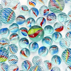 Philumo 5 x 21 Glasmurmeln Murmel Boule