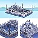 Microworld 3D Metal Puzzle, Turkey Blue Mosque Architecture Metal Model Kits, 3D Puzzles for Adults DIY Building Model Brain Teaser Toys for Teens (Sultan Ahmed Mosque)