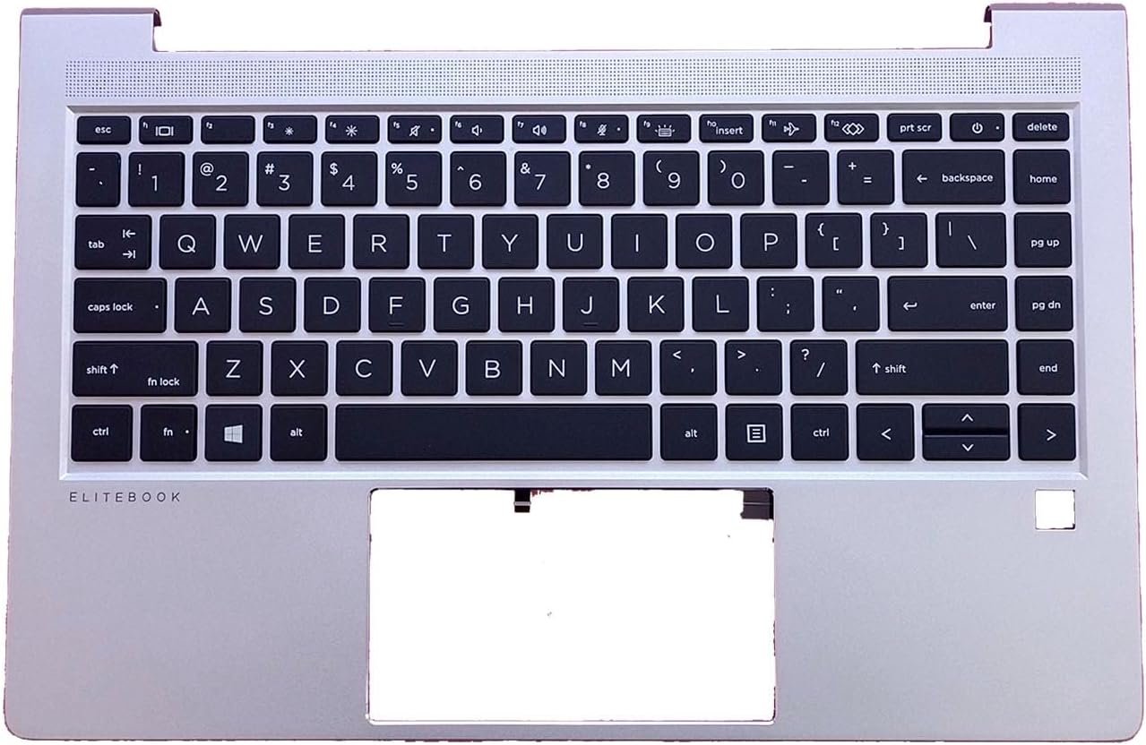 N17709-001 Replacement for HP Elitebook 640 G9 Laptop Upper Top Cover Case Palmrest Backlit US Keyboard Assembly Part Silver