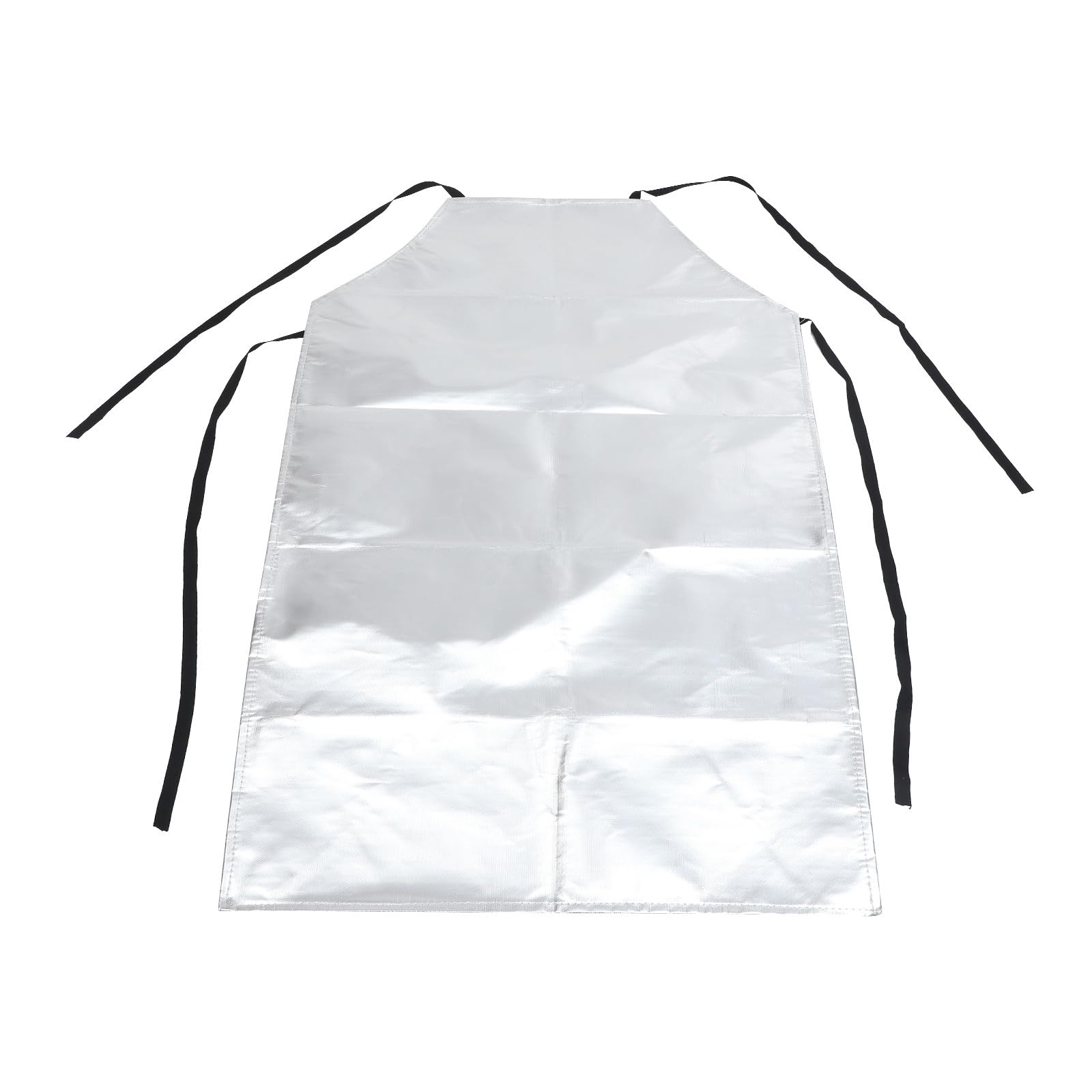 Hitzebeständige Feuerfeste Aluminiumfolien Wärmedämmschürze mit Verstellbaren Gurten Ölbeständig Unisex Arbeitsschutz für Werkstatt und Industrie Zufällige Farbe