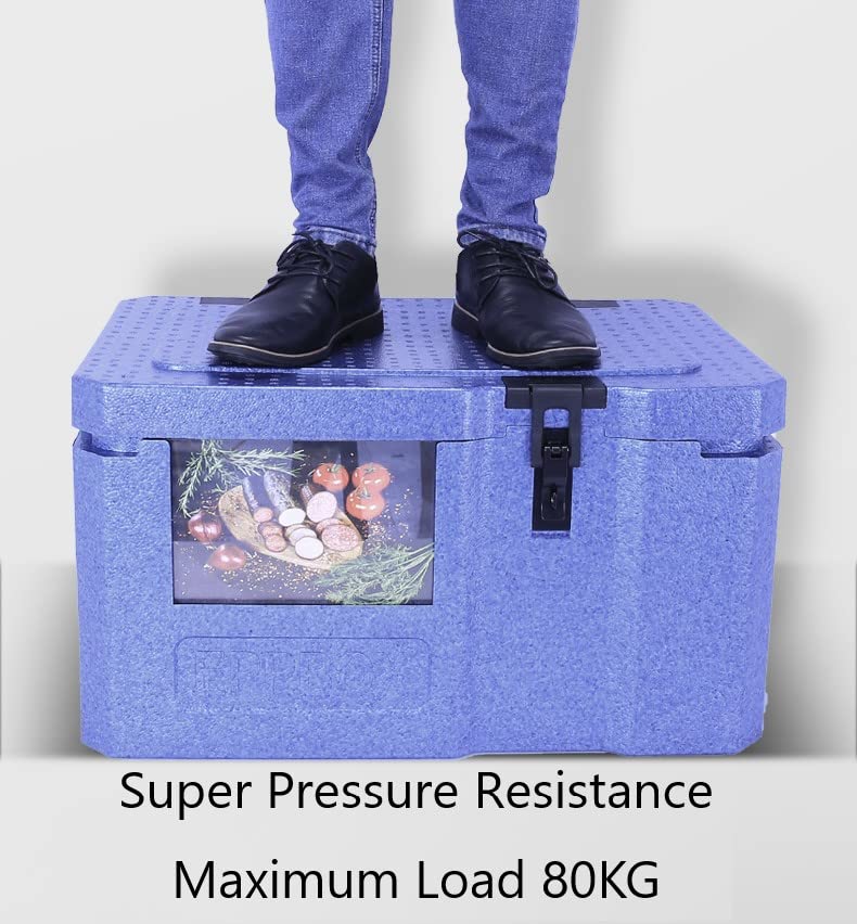 Conteneur isotherme réfrigéré en EPP robuste de 40L antichoc