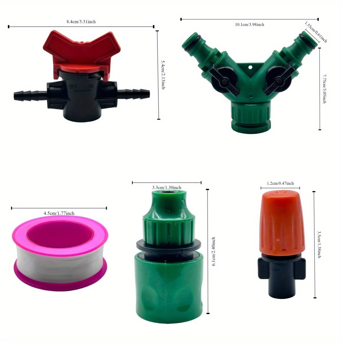 Kit di irrigazione a goccia di irrigazione automatico Tubo da