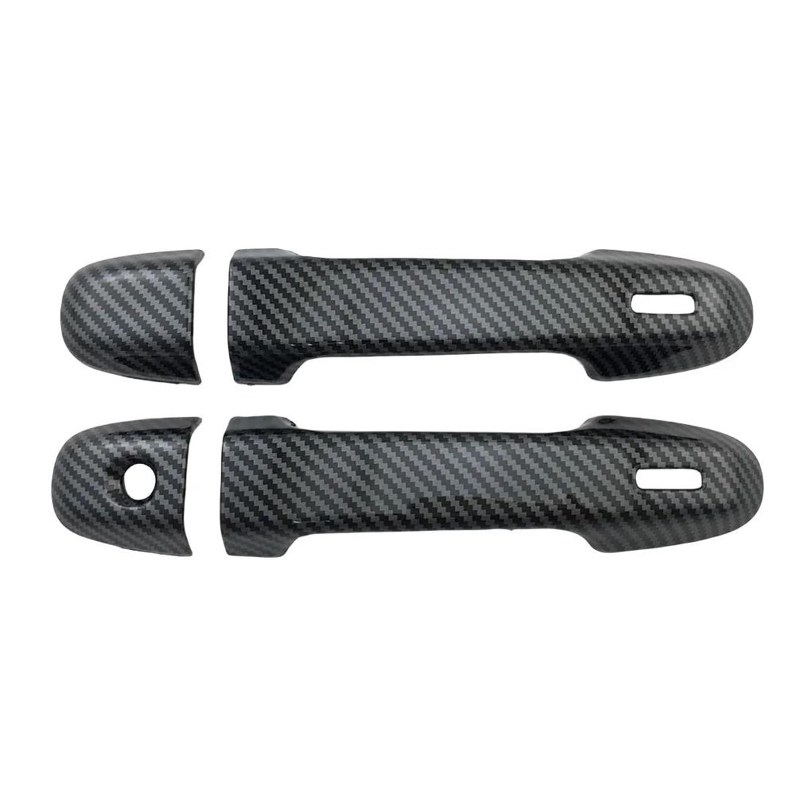 YSDSLS Door Handle Cover Exterior Parts Car Decoration for Toyota for Yaris for Vitz 2012-2019(2 Door Carbon)