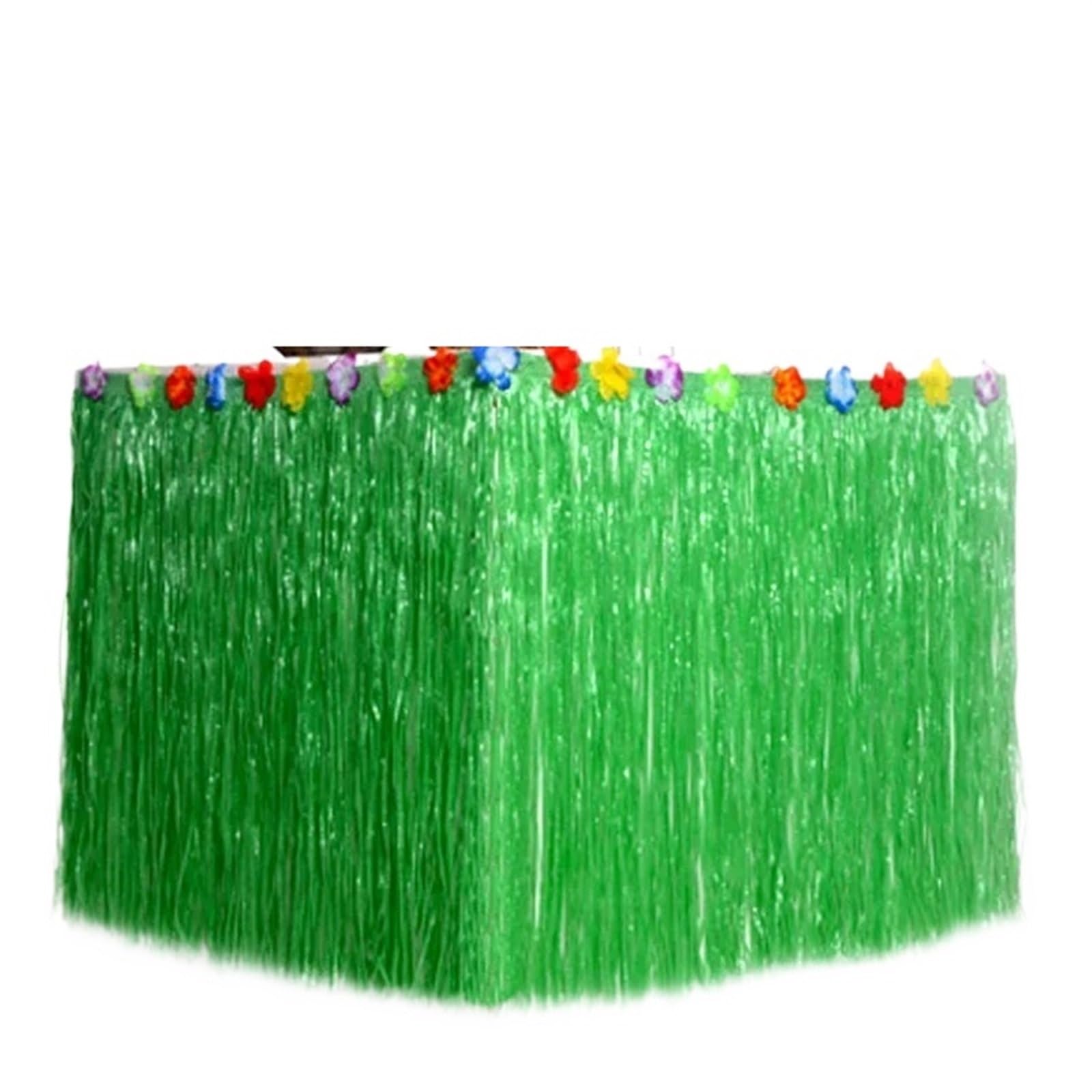 Party-Tischrock-Dekoration, Party-Tischröcke, Mehrfarbig, 276 x (30–75) cm(Green,276x75CM)